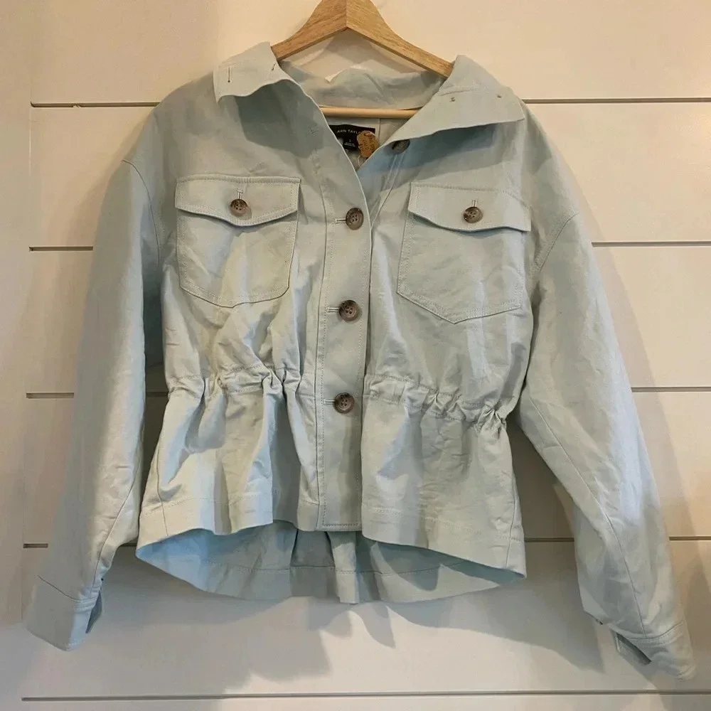 Ann Taylor Drawstring Jacket